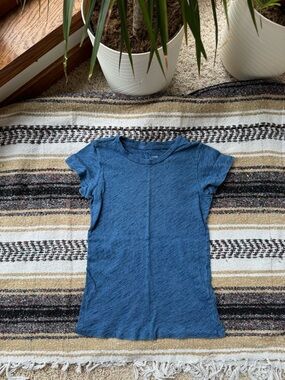 J. Crew Vintage Cotton Blue Tee